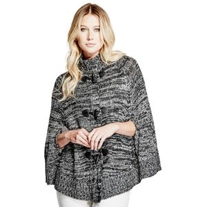 Guess salt and Pepper poncho